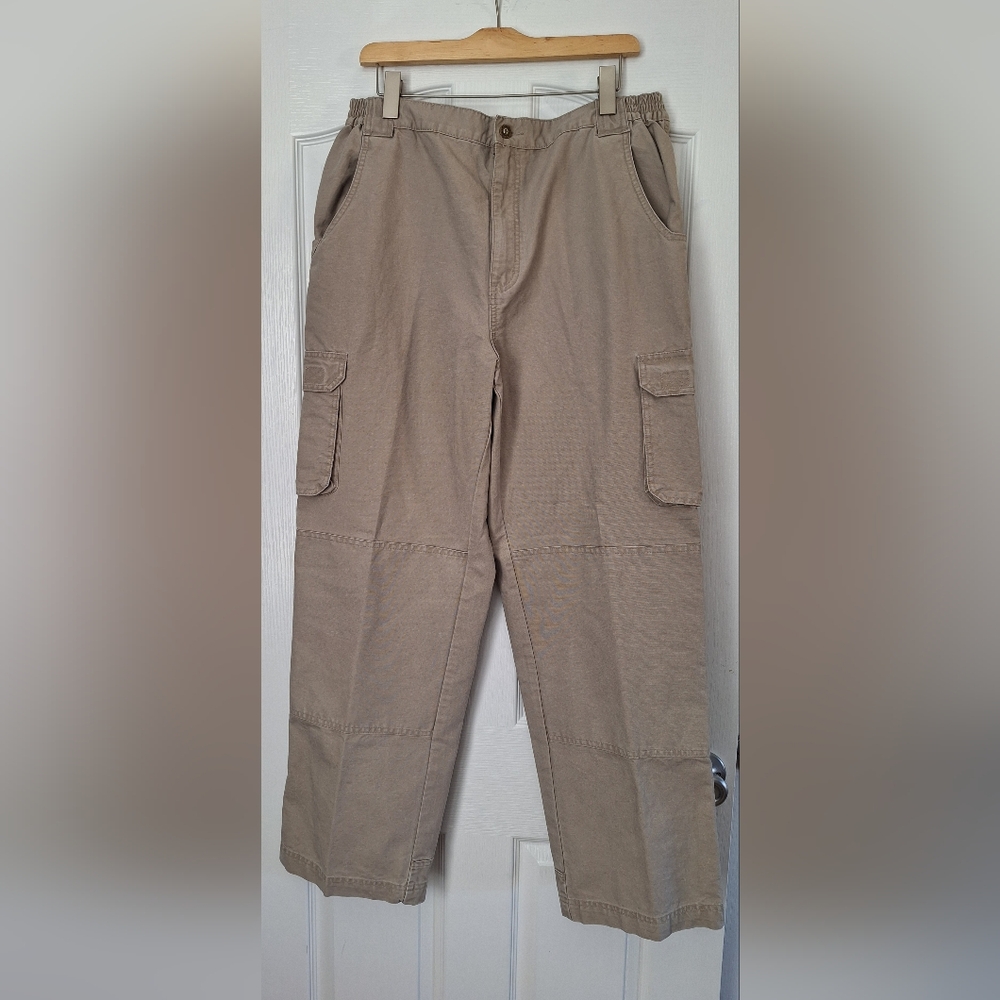 Men's Tan Cargo Pants Size 38×32